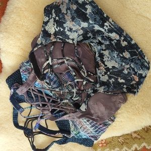 Bundle of Lululemon Free To Be Bras, Size 6